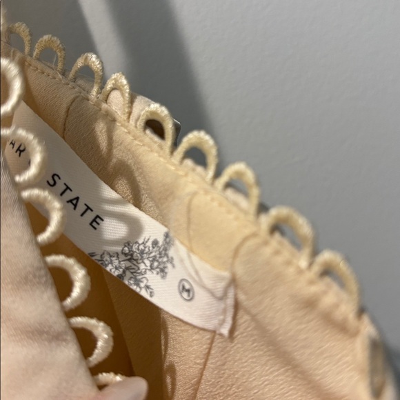 Jacindy Satin Cream Maxi Dress - Picture 10 of 11